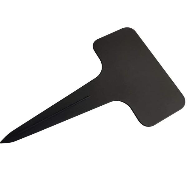 【商品概要】サイズ：10cmx6cm　　　カラー：黒 入り数：100枚入り　使いやすく、ペンでマーキングし、水で洗浄します。植物の識別に最適です。種を植えた場所はいつでもわかります。シンプルなデザインで、使いやすい園芸栽培用のプラスチックラ...