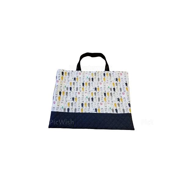 レッスンバッグ/入学/入園/トートバッグ/絵本バッグ/手提げかばん/猫