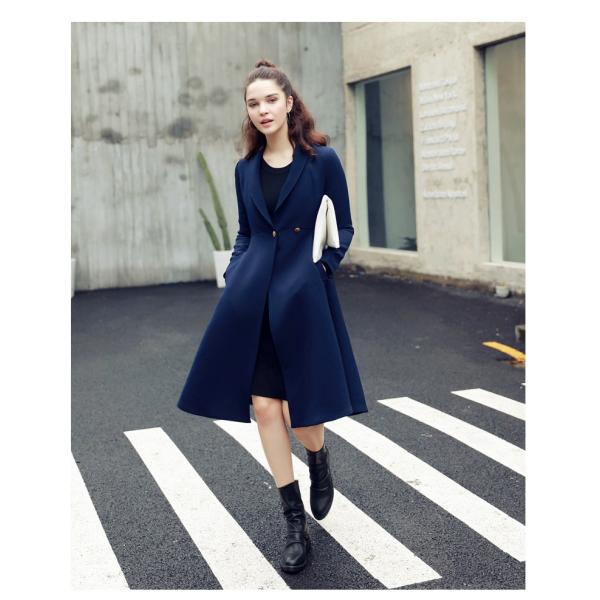 ロングコートロイヤルブルートレンド今年の流行s 大きサイズレディースアウター Buyee Buyee Japanese Proxy Service Buy From Japan Bot Online