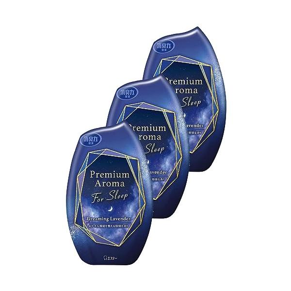 消臭力 プレミアムアロマ For Sleep まとめ買い 部屋用 置き型 ドリーミングラベンダー 400mL×3個 お部屋の消臭力 寝室 ルーム
