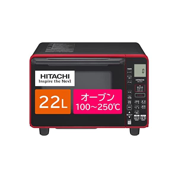 他サイト： 日立(HITACHI) カウンタートップ 電子レンジ オーブンレンジ 22L 一人暮らし シンプル操作 MRO-HE4Y R レッドの商品画像