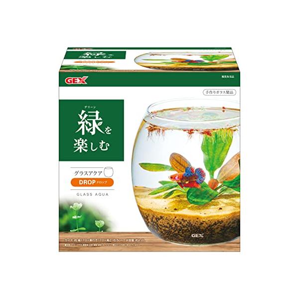 他サイト： GEX AQUARIUM グラスアクア ドロップ-N アクアリウム 小型水槽 水草 テラリウムの商品画像