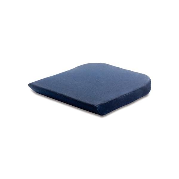テンピュール(Tempur) クッション ダークブルー 約 幅40x奥行42x厚さ5cm シートクッション チェアパッド 椅子用クッション 13