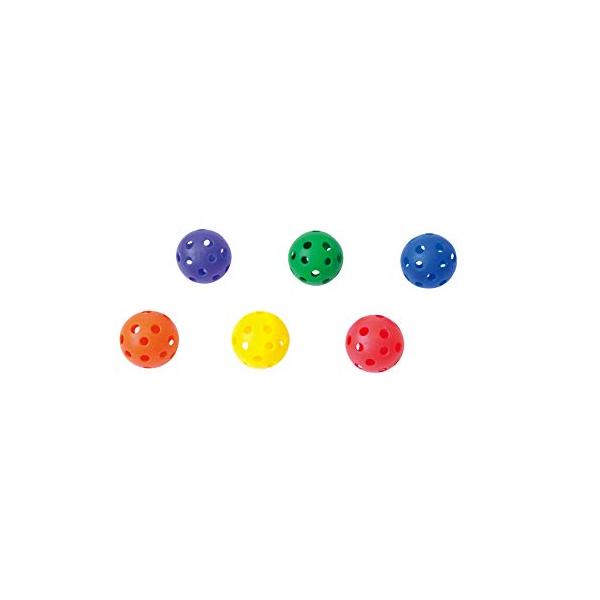 TOEI LIGHT(トーエイライト) ソフトプラボール72 B-6083 赤、青、黄、緑、紫、オレンジ (約)直径7.2cm
