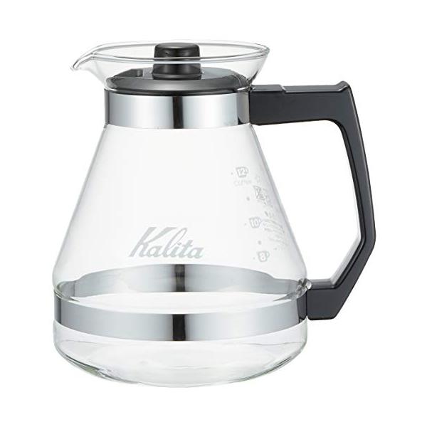 カリタ Kalita 注ぎやすい コーヒー サーバー 保温104用 耐熱ガラス 7~12人用 1200ml 食洗器 対応 1200サーバーN #