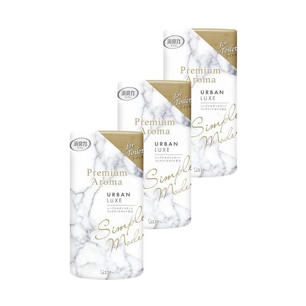 ホワイト/400ミリリットル (x 3)/FJFIEJFOK360・FlavorName:アーバンリュクスPatternName:トイレ用置き型・パッケージ個数:1・香り立つ 贅沢フレグランスパフューマーが厳選したフレグランスオイルを配合し...