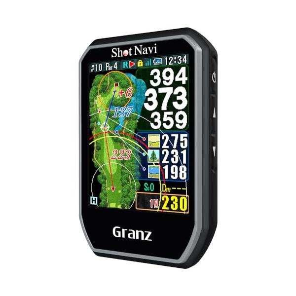 Shot Navi(ショットナビ) Granz BK ゴルフGPS タッチパネル どでか文字