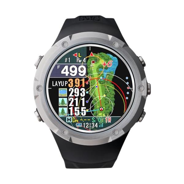 Shot Navi Evolve α(アルファー) ブラック 1.4インチ大画面カラー液晶