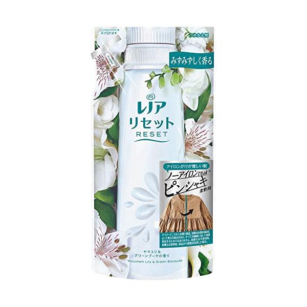 レノア リセット 柔軟剤 衣類の&ダメージを防ぐ ヤマユリ&グリーンブーケの香り 詰め替え 480mL