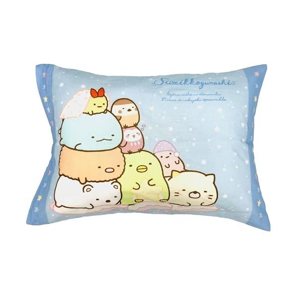 枕サンエックス すみっコぐらし おとまり会/39×28cm/4621237・Color:サンエックス すみっコぐらし おとまり会PatternName:すみっコぐらし・パッケージ個数:1・リニューアルお客様の声にお応えして枕カバーを綿100...