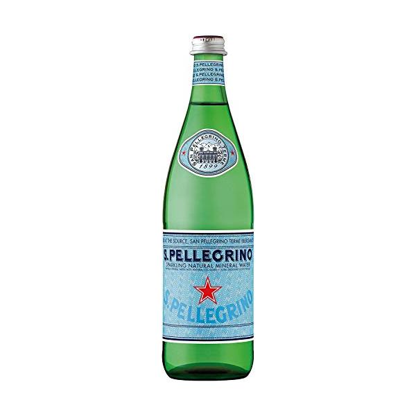 サンペレグリノ (S.PELLEGRINO) 炭酸水 瓶 750ml 直輸入品 ×12本
