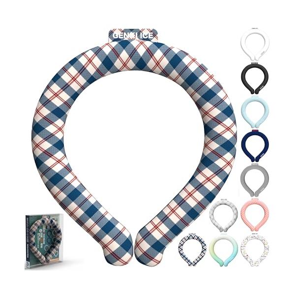 織紋チェック(Orimon Check)/S/-・Size:SColor:織紋チェック(Orimon Check)・出荷前検品、液漏れ無償交換お客様の声を更に反映した最新のクールネックリングを、日仏デザイナー及びISO9001認証工場との協...