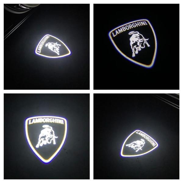 Lamborghini ロゴ LED プロジェクター カーテシランプ ガヤルド アベンタドール ウルス ウラカン ランボルギーニ ドア ライト マーク