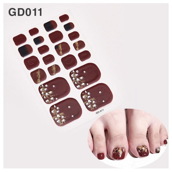 フットネイルシール ペディキュアシール ネイルアートシール ラメ 箔 ミラー 秋色 大人可愛い セルフネイル ジェル風 足用 ペディキュア 送料無料 Buyee Buyee Japanese Proxy Service Buy From Japan Bot Online