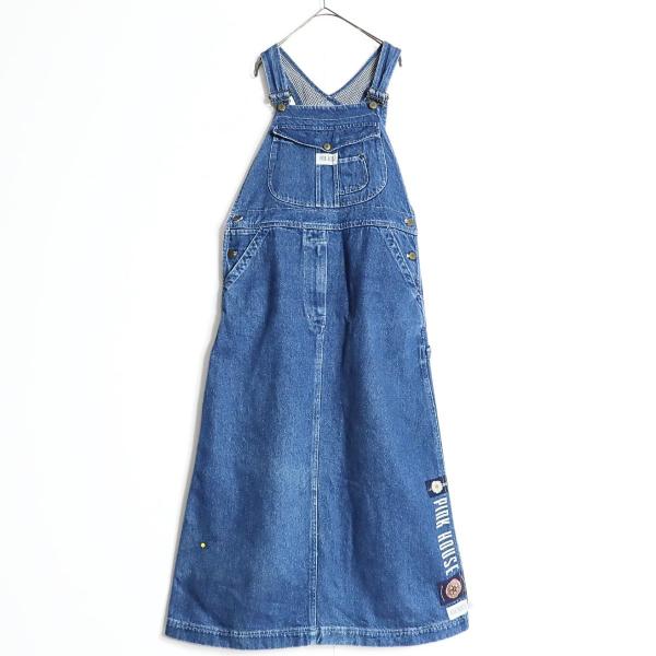 k様　ピンクハウス　 セットアップ　デニム　ジャンパースカート ピンクハウス PINK HOUSE デニム ジャンパースカート - メルカリ