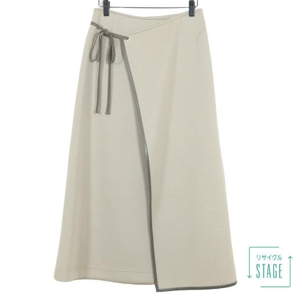 タグ付き未使用品　Cyclas　スカート　ゼブラ　麻100％　38 26_000000019878.jpg?1691048085