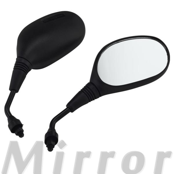 商品名■丸型ミラーD ブラック商品説明■汎用の丸型ミラー左右セットです。■純正同様の樹脂ブラックの落ち着いたデザインとなっております。■ミラー付け根部分は角度調整が可能です。■後方が見やすい平面鏡を採用しております。商品詳細■材質：ミラーカ...