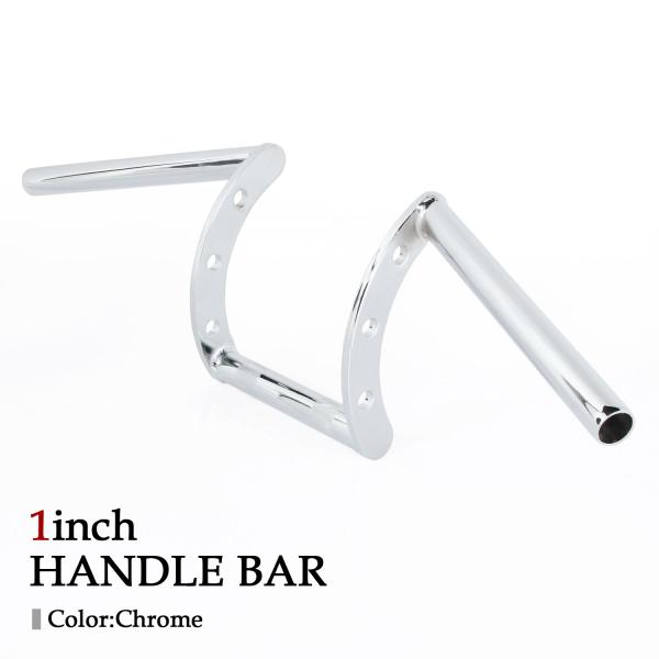 1インチ ハンドル バー インチバー クローム メッキ 25.4mm ハーレー 