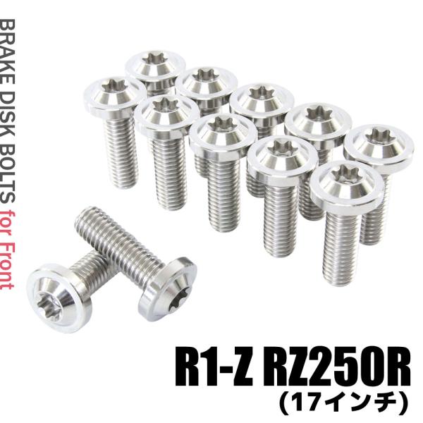 チタンボルト ヤマハ R1-Z RZ250R 17インチ専用 ブレーキディスク