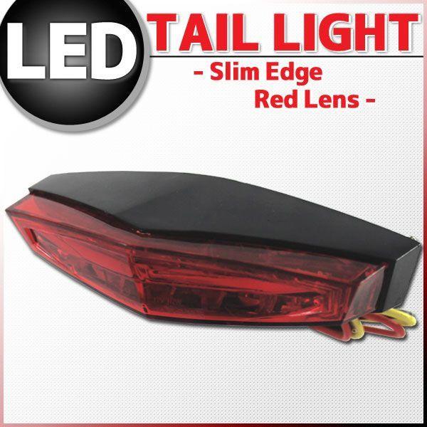 カワサキ スリムエッジ LEDテールランプ レッドレンズ テール カワサキ スリムエッジ LEDテールランプ レッドレンズ テール