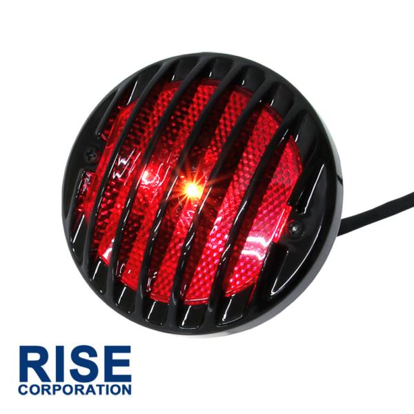 バードケージテールランプ 12V 21/5Wブレーキランプ ナンバー灯付 汎用 バイク オートバイ カスタム 交換 電灯 アメリカン チョッパー