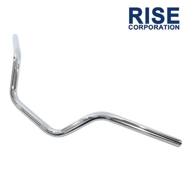 ハンドルバー メッキ 汎用 バイクハンドル ハンドルパイプ ストリートバー アップハンドル 22mm バイク オートバイ カスタム パーツ 交換