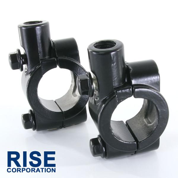 商品名■ミラーホルダー 正ネジ10mm ブラック 2個セット商品説明■ハンドルへ取り付け用のミラーホルダー2個セットです。■ミラー取り付け穴は正ネジ10mmです。■ハンドルに挟んで締め付けるだけなのでお取り付けも簡単です。■サイズが合えば自...