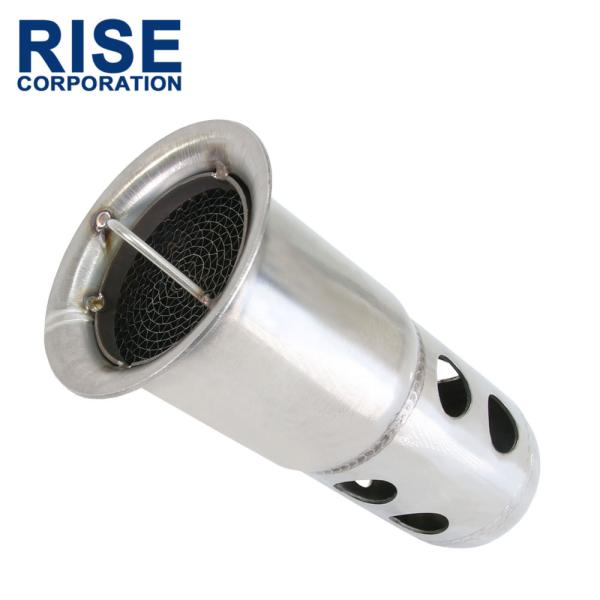 インナーサイレンサー 60mm 消音 触媒型 ステンレス バッフル 差込用 汎用 バイク Bタイプ オートバイ マフラー カスタム パーツ 交換 補修
