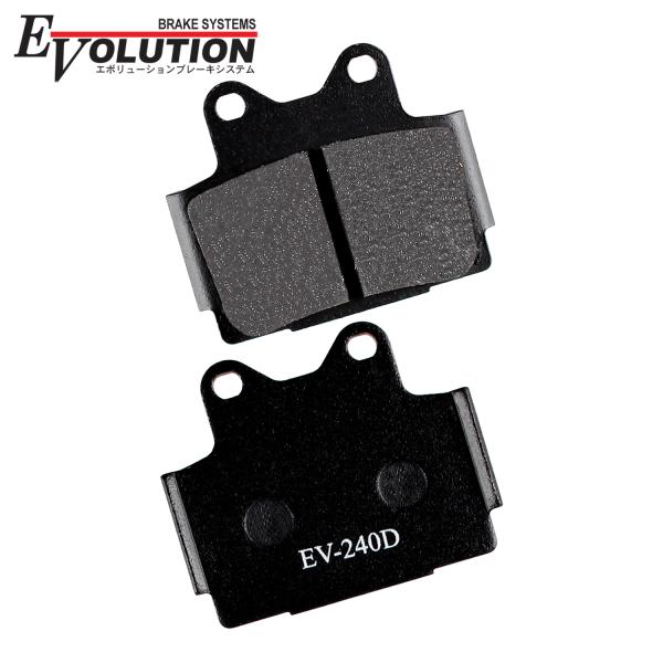 XJ400 Sディバージョン XJR400 XJR400R XJR400R2 XJR400S セミメタルパッド EV-240D エボリューション バイク用 ブレーキパッド 交換 補修 ブレーキ