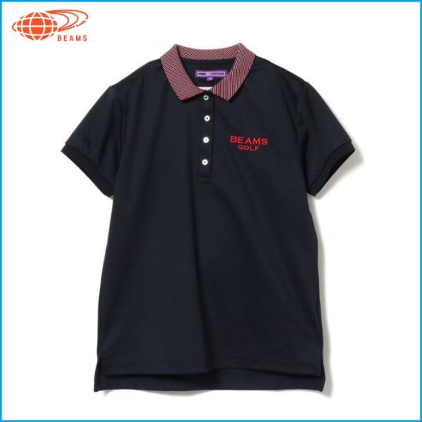 BEAMS GOLF ビームスゴルフ ポロシャツ 半袖 りレディース M BEAMS ビームスゴルフ 半袖ポロシャツ ライトグリーン シンプル