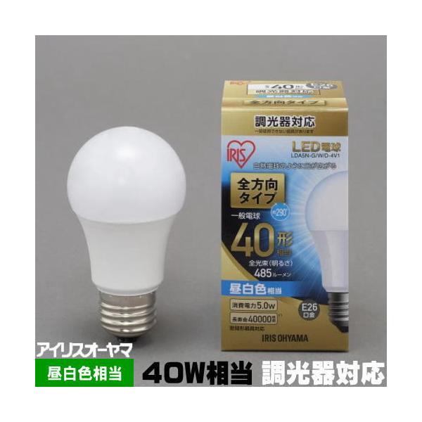 ACXI[} LDA5N-G/W/D-4V1 LEDd ʓd` E26 40W 485lm F S  LDA5NWGD4V1