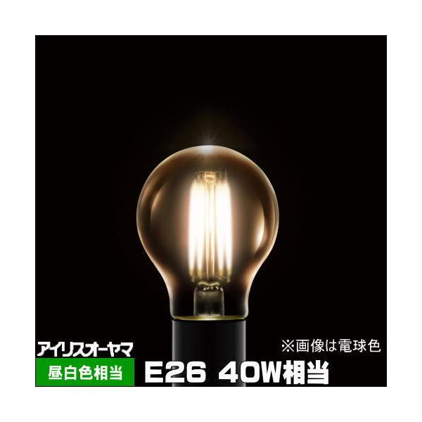 他サイト： アイリスオーヤマ LDG4N-G-FC LED電球 ミニボール球 フィラメントタイプ 40W相当 昼白色相当  LDG4NGFCの商品画像