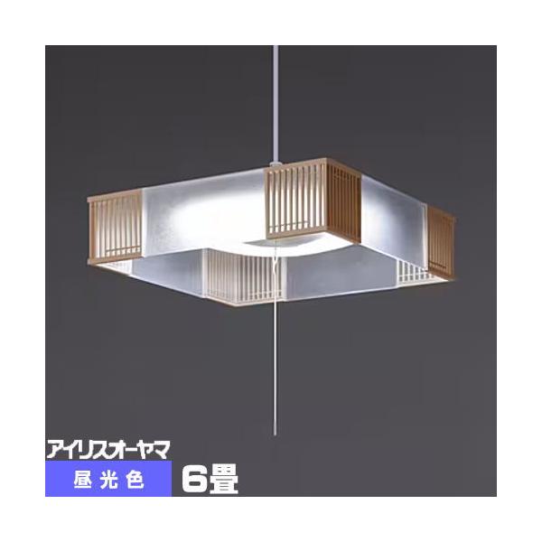 IRIS OHYAMA（アイリスオーヤマ） ペンダントライト 和風 6畳 LED PL6D