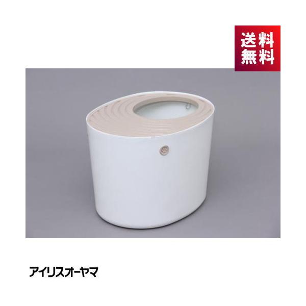 他サイト： 猫トイレ アイリスオーヤマ 上から猫トイレ PUNT-530  ホワイト 縦型 PUNT-530WH 白 プレゼント ギフトの商品画像