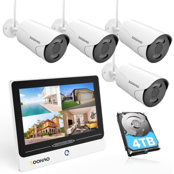 防犯カメラ無線タイプ4カメラ Amazon.co.jp: 【最新4G防犯カメラ・wifi不要・SIM/SDカード内蔵