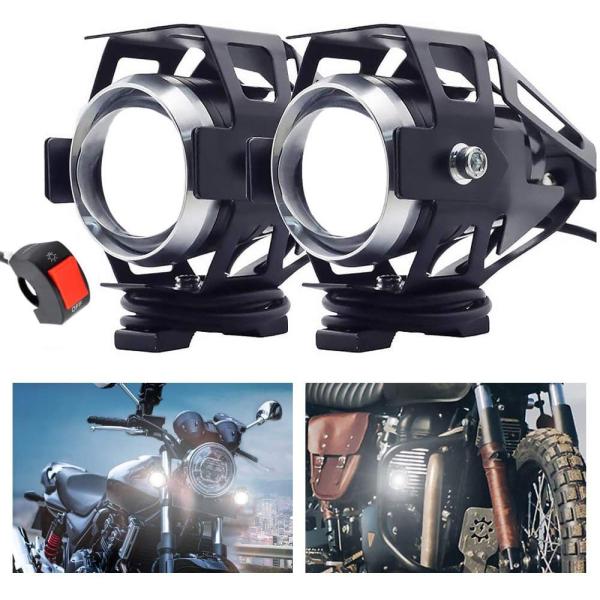 flowbike プロジェクターLEDヘッドライト 未使用 互換品】 LED バイク オートバイ ヘッドライト ミニ プロジェクター