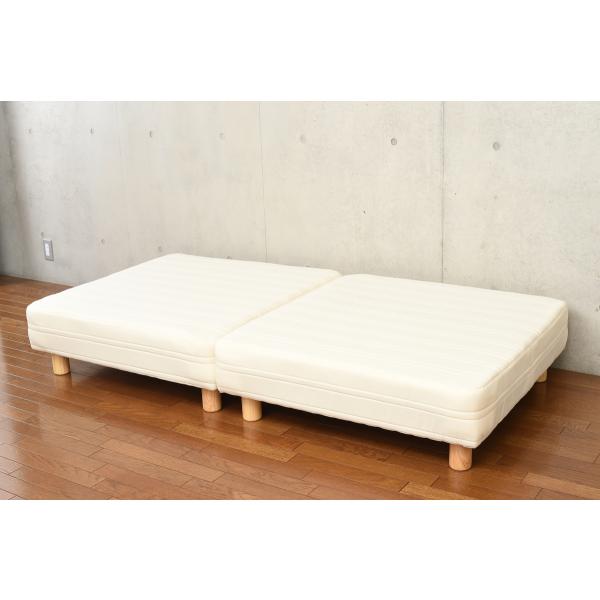 送料無料！脚付きマットレスベッド（ボンネルコイル・セミダブル用）分割式タイプ！ 脚付きマットレスベッド【-Parnet-パルネ】（ボンネルコイル