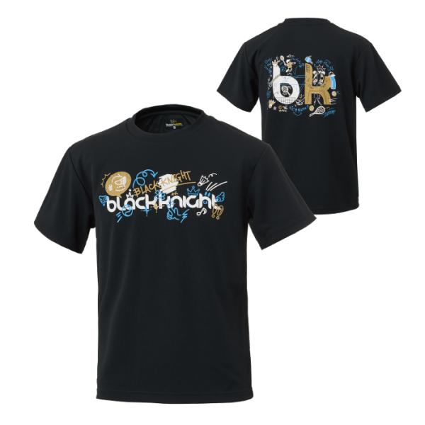 ブラックナイト ユニ ドライＴシャツ T-6106U ブラック／ゴールド