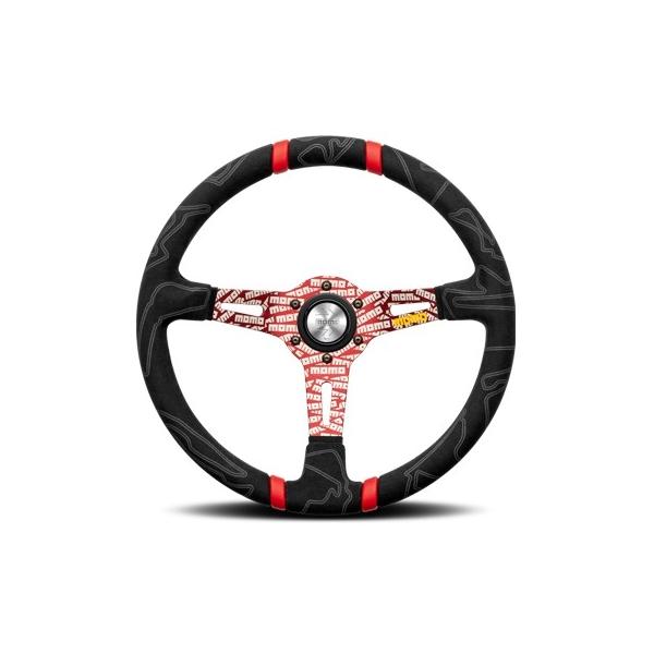 MOMO（モモ） ステアリング ULTRA (ウルトラ) 35パイ レッド U-02 正規