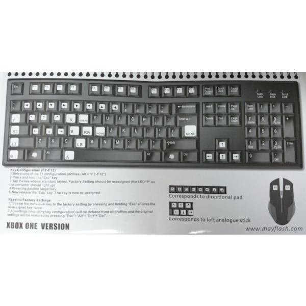 Mayflash 日本未発売 Max Shooter One マウス/キーボード コンバーター 