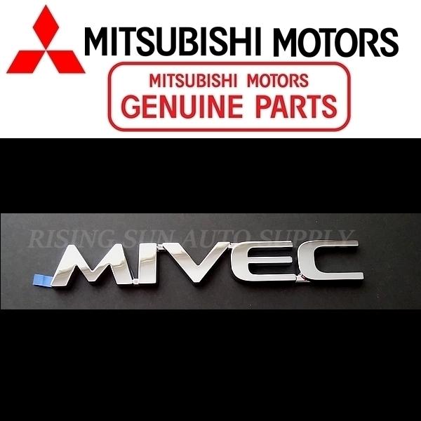 三菱（MITSUBISHI） 在庫なし 海外 純正 MIVEC エンブレム 輸出仕様