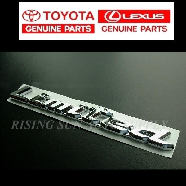 トヨタ Limited エンブレム 純正 海外 輸出仕様 リミテッド 縦