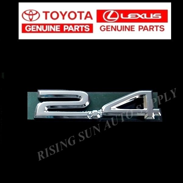 トヨタ 2.4 エンブレム 純正 TOYOTA 海外 輸出仕様 縦 1.8cm x