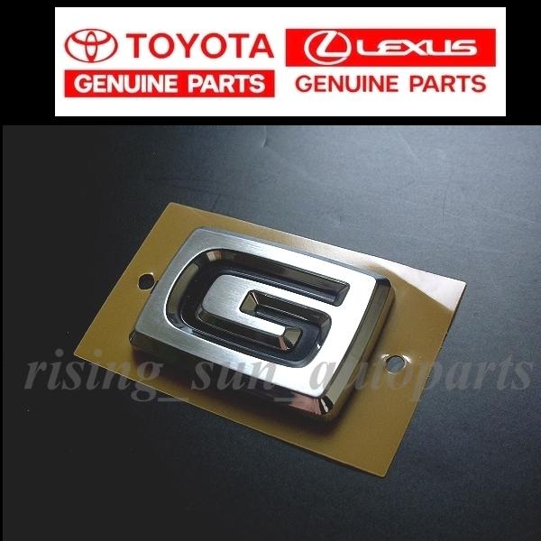 ⭐︎TOYOTA⭐︎トヨタ⭐︎G's⭐︎純正⭐︎18インチ⭐︎規格外流用多数⭐︎送料込み⭐︎ トヨタ（TOYOTA） G エンブレム 純正 輸出仕様 縦 2.4cm x 横 3.6cm