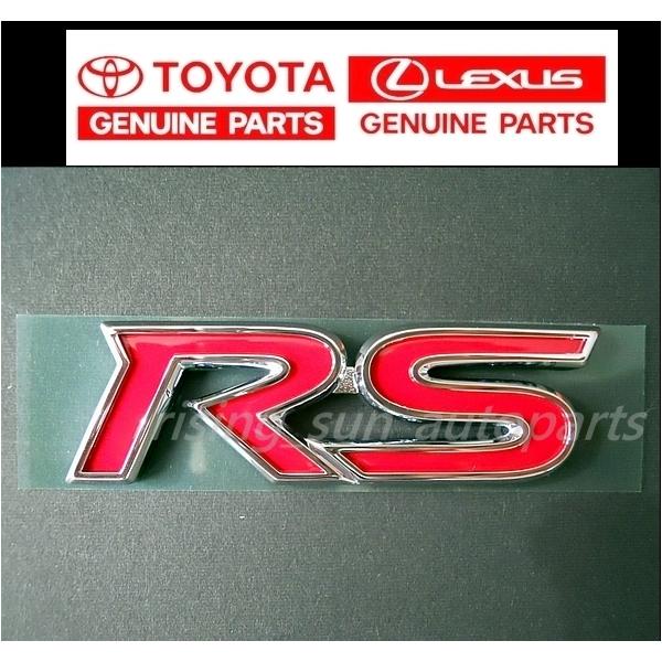 RS⭐︎R 立体エンブレム　金×赤　新品未使用未開封！ RS⭐︎R 立体エンブレム金×赤新品未使用未開封！