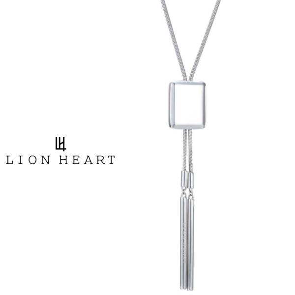 ライオンハート LH-1 ループタイ ネックレス サージカルステンレス 金属アレルギー対応 最大86cm(調整可) 03NC025ASV LION HEART