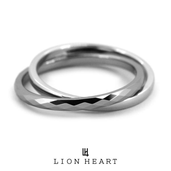 ライオンハート LH-1 カッティング デュアルリング サージカルステンレス＆タングステン (金属アレルギー対応) 03RN011S LION HEART
