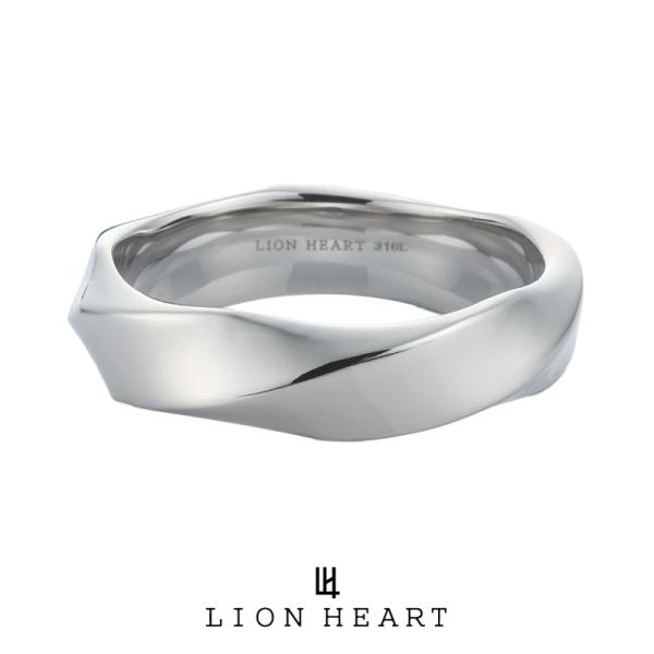 ライオンハート LH-1 ウェーブリング サージカルステンレス (金属アレルギー対応) 03RN033A LION HEART ステンレスリング