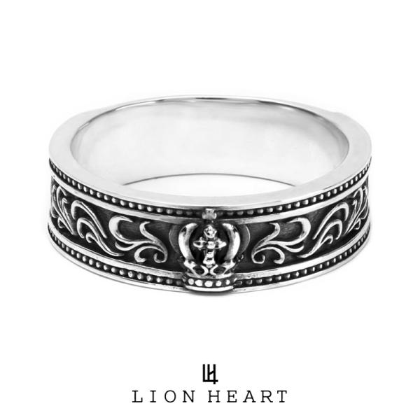 ライオンハート HOWL タテガミクラウンリング シルバー925 1RN176A LION HEART ハウル シルバーリング  メンズ ブランド