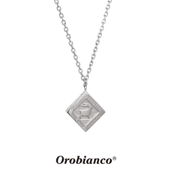 IrAR  lbNX OREN024BKB (K^O[) Vo[925 `F[40+5cm Orobianco Necklace uh Y fB[X